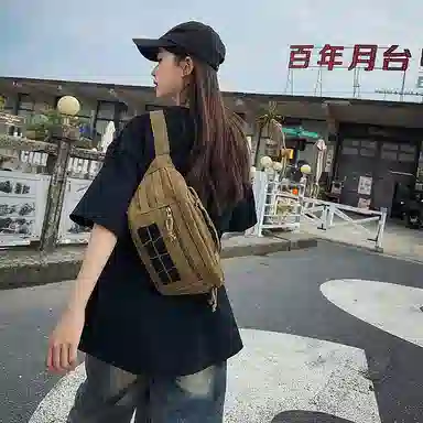 尊梵 时尚简约外出轻便 牛津布 腰包 常规 男女同款情侣款 多色