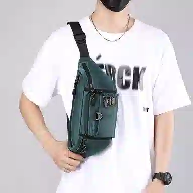 尊梵 手机男健身防水运动 尼龙布 腰包 常规 男款 黑色/灰色/宝蓝色/墨绿色/灰绿色