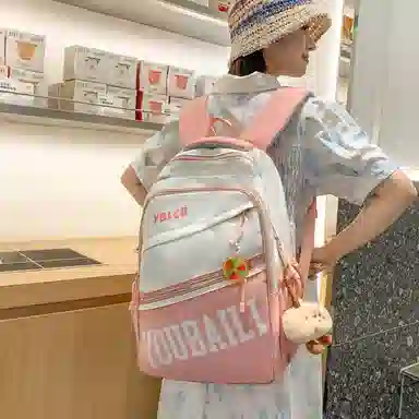 尊梵 简约大容量 尼龙 双肩包