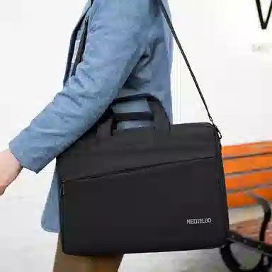 尊梵  商务旅行多功能牛津布电脑背包大容量学生电脑多口袋手提单肩包 多色
