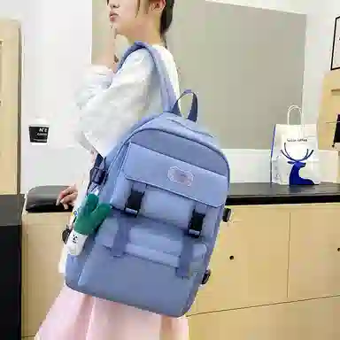 尊梵 双肩包 多功能校园小清新拉链开合   尼龙 女款 多色