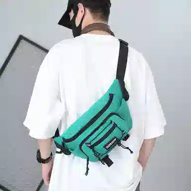 尊梵 潮牌运动款日系时尚休闲小挎包 尼龙布 胸包 常规 男女同款情侣款 多色