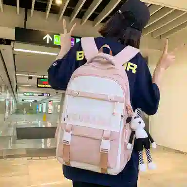 尊梵 休闲大容量时尚背包 尼龙 双肩包