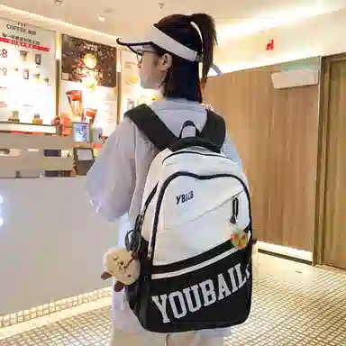 尊梵 简约大容量 尼龙 双肩包