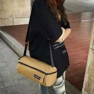 尊梵 运动出差训练包旅游行李 尼龙 圆筒单肩斜挎包 男女同款情侣款 多色