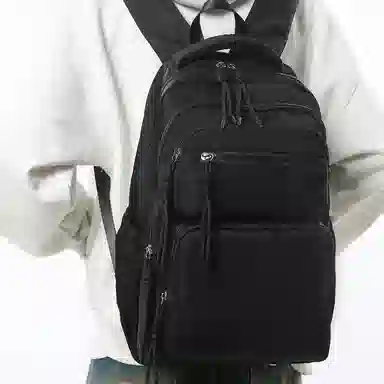 尊梵 大容量通勤电脑多隔层轻便 尼龙 双肩包 常规 男女同款情侣款 多色