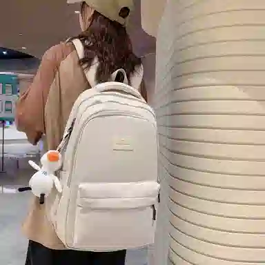 尊梵 多功能大容量多口袋拉链开合双肩包 尼龙 女款 多色