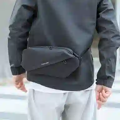 尊梵 简约多功能 尼龙布 腰包 男女同款情侣款 多色