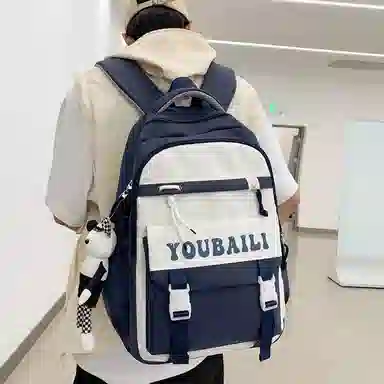 尊梵 休闲大容量时尚背包 尼龙 双肩包