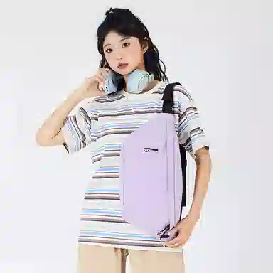 尊梵 高颜值潮小众设计通勤 尼龙布 腰包 常规 男女同款情侣款 多色