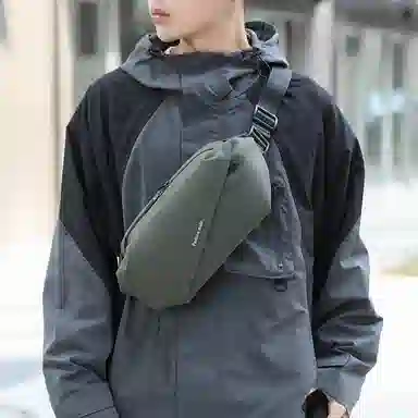 尊梵 简约多功能 尼龙布 腰包 男女同款情侣款 多色