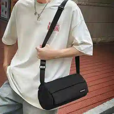 尊梵 运动出差训练包旅游行李 尼龙 圆筒单肩斜挎包 男女同款情侣款 多色