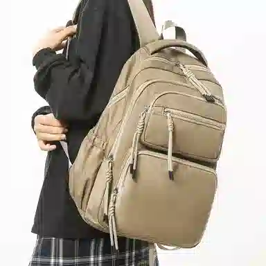 尊梵 大容量通勤电脑多隔层轻便 尼龙 双肩包 常规 男女同款情侣款 多色