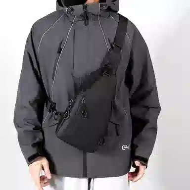 尊梵 韩版时尚简约 尼龙布 胸包 男款 多色