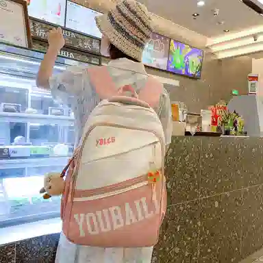 尊梵 简约大容量 尼龙 双肩包