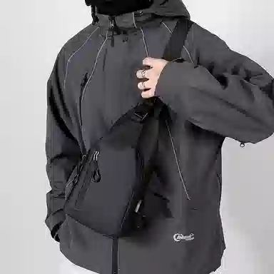 尊梵 韩版时尚简约 尼龙布 胸包 男款 多色