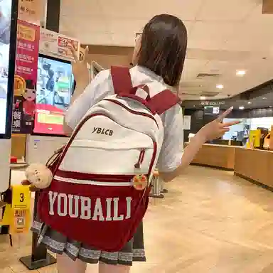 尊梵 简约大容量 尼龙 双肩包