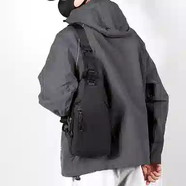 尊梵 韩版时尚简约 尼龙布 胸包 男款 多色