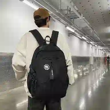 尊梵 大容量初中生结实耐用背包防水 尼龙 双肩包 男女同款情侣款 多色