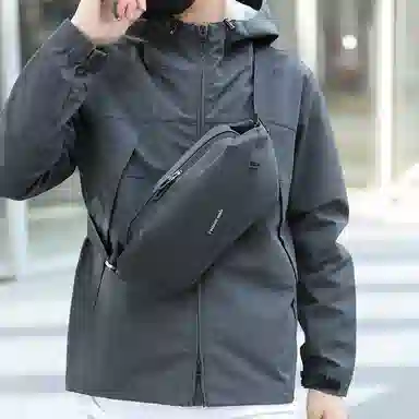 尊梵 简约多功能 尼龙布 腰包 男女同款情侣款 多色