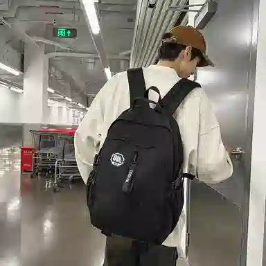 尊梵 大容量初中生结实耐用背包防水 尼龙 双肩包 男女同款情侣款 多色