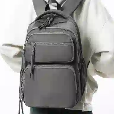 尊梵 大容量通勤电脑多隔层轻便 尼龙 双肩包 常规 男女同款情侣款 多色