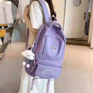 尊梵 多功能电脑背包大容量书包多口袋双肩包  尼龙 女款 多色