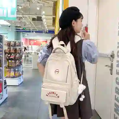 尊梵 多功能电脑背包大容量书包多口袋双肩包  尼龙 女款 多色