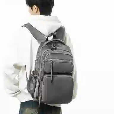 尊梵 大容量通勤电脑多隔层轻便 尼龙 双肩包 常规 男女同款情侣款 多色