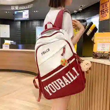 尊梵 简约大容量 尼龙 双肩包