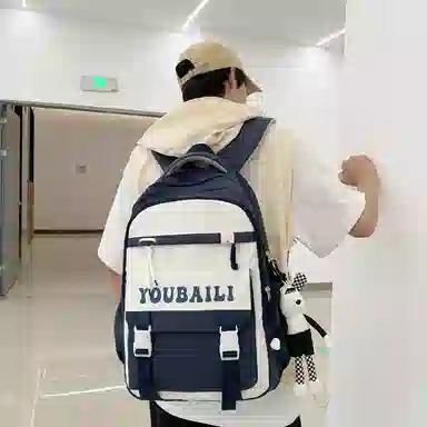 尊梵 休闲大容量时尚背包 尼龙 双肩包