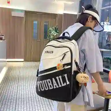 尊梵 简约大容量 尼龙 双肩包