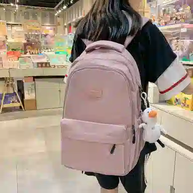 尊梵 多功能大容量多口袋拉链开合双肩包 尼龙 女款 多色