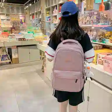 尊梵 多功能大容量多口袋拉链开合双肩包 尼龙 女款 多色