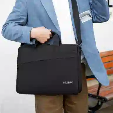 尊梵  商务旅行多功能牛津布电脑背包大容量学生电脑多口袋手提单肩包 多色