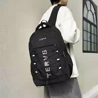 尊梵 高中大学生背包书包大容量通勤旅行登山电脑 尼龙 双肩包 男女同款情侣款 多色