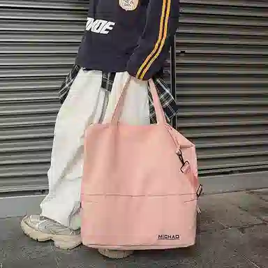 尊梵 轻便旅行包大容量健身包空间时尚收纳运动出差简约 尼龙 斜挎包 男女同款情侣款 多色