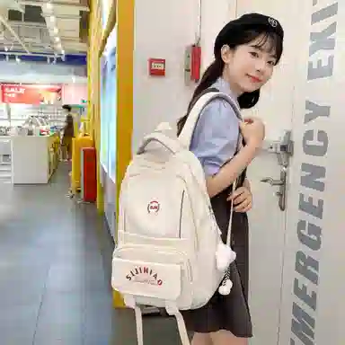 尊梵 多功能电脑背包大容量书包多口袋双肩包  尼龙 女款 多色