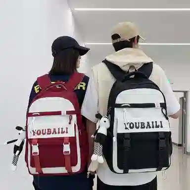 尊梵 休闲大容量时尚背包 尼龙 双肩包