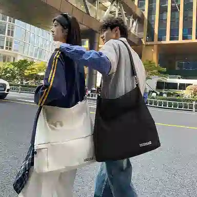 尊梵 轻便旅行包大容量健身包空间时尚收纳运动出差简约 尼龙 斜挎包 男女同款情侣款 多色