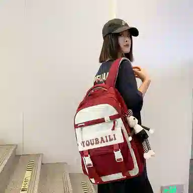 尊梵 休闲大容量时尚背包 尼龙 双肩包