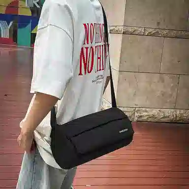 尊梵 运动出差训练包旅游行李 尼龙 圆筒单肩斜挎包 男女同款情侣款 多色