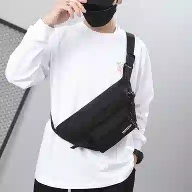 尊梵 潮流运动骑行百搭休闲 尼龙布 胸包 常规 男女同款情侣款 多色