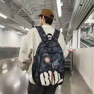 尊梵 大容量初中生结实耐用背包防水 尼龙 双肩包 男女同款情侣款 多色