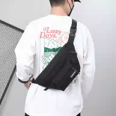 尊梵 潮流运动骑行百搭休闲 尼龙布 胸包 常规 男女同款情侣款 多色