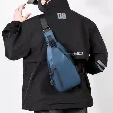 尊梵 韩版时尚简约 尼龙布 胸包 男款 多色