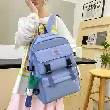 尊梵 双肩包 多功能校园小清新拉链开合   尼龙 女款 多色