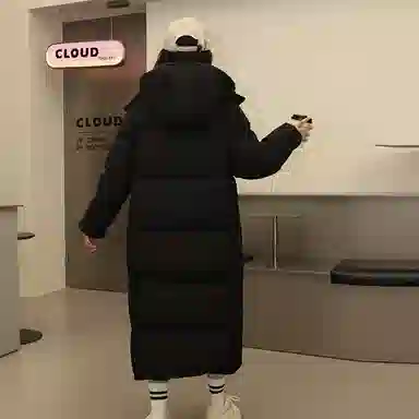 雅鹿 东北极寒长款加厚保暖羽绒服 男女同款