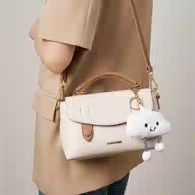 快乐玛丽女包高颜值小方包优雅气质手提包大容量斜挎包时尚百搭单肩包实用女士包包简约通勤包学生包 女款 小号 多色