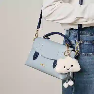 快乐玛丽女包高颜值小方包优雅气质手提包大容量斜挎包时尚百搭单肩包实用女士包包简约通勤包学生包 女款 小号 多色